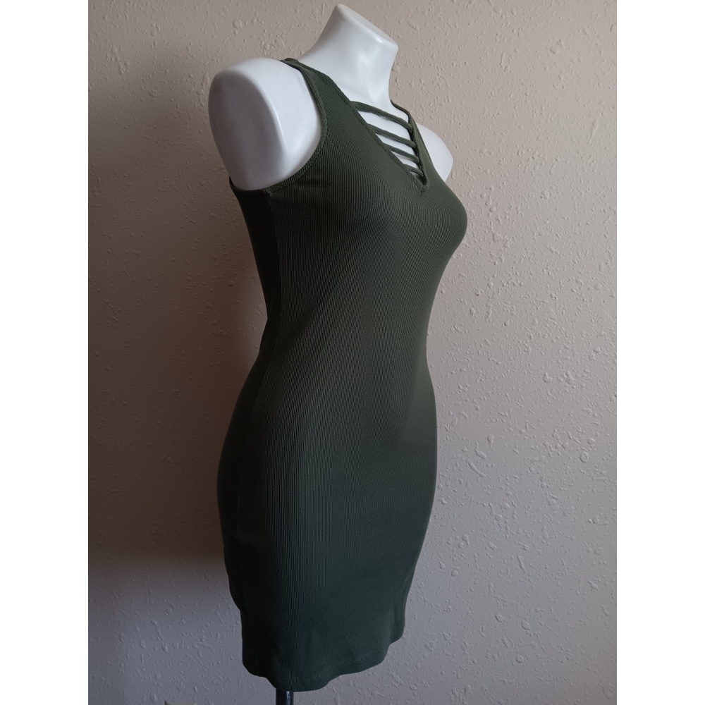 Mudd Ribbed Bodycon Mini Dress - Picture 2 of 6
